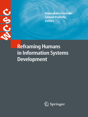cover image of Reframing Humans in Information Systems Development